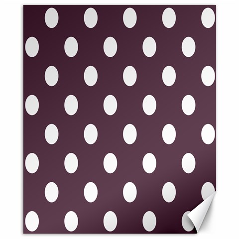 Polka Dots 8.15 x9.66  Canvas - 1