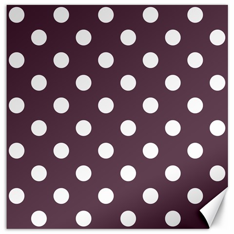 Polka Dots 11.4 x11.56  Canvas - 1