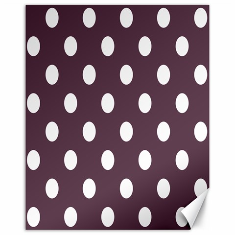 Polka Dots 15.75 x19.29  Canvas - 1