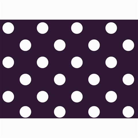 Polka Dots 7 x5  Photo Card - 10