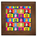 pop art donald trump  Framed Tile