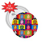 pop art donald trump  2.25  Button (10 pack)