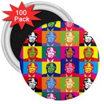 pop art donald trump  3  Magnet (100 pack)