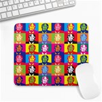 pop art donald trump  Large Mousepad