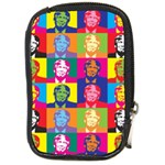 pop art donald trump  Compact Camera Leather Case