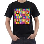 pop art donald trump  Men s T-Shirt (Black)