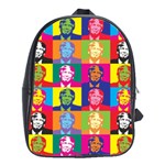 pop art donald trump  School Bag (Large)