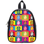 pop art donald trump  School Bag (Small)