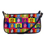 pop art donald trump  Shoulder Clutch Bag