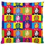 pop art donald trump  Large Cushion Case (Two Sides)