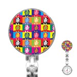 pop art donald trump  Stainless Steel Nurses Watch