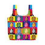 pop art donald trump  Full Print Recycle Bag (M)