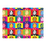 pop art donald trump  Double Sided Flano Blanket (Mini)