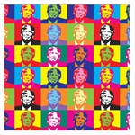 pop art donald trump  Large Satin Scarf (Square)