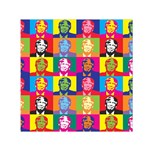 pop art donald trump  Small Satin Scarf (Square)