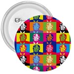 pop art donald trump  3  Button