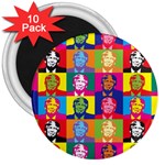 pop art donald trump  3  Magnet (10 pack)