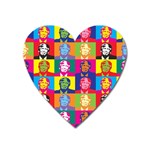 pop art donald trump  Magnet (Heart)