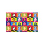 pop art donald trump  Sticker Rectangular (10 pack)