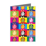 pop art donald trump  Mini Greeting Card