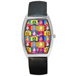 pop art donald trump  Barrel Style Metal Watch