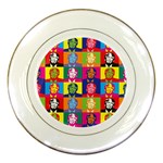 pop art donald trump  Porcelain Plate