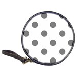 Polka Dots - Gray on White Classic 20-CD Wallet