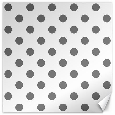 Polka Dots 11.4 x11.56  Canvas - 1