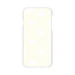 Polka Dots - White on Ivory Apple iPhone 6/6S Silicone Case (Transparent)