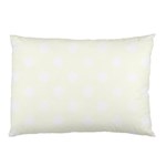 Polka Dots - White on Ivory Pillow Case (Two Sides)