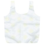 Polka Dots - Ivory on White Full Print Recycle Bag (XL)