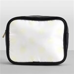 Polka Dots - Ivory on White Mini Toiletries Bag (One Side)