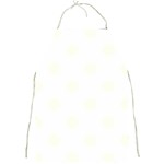 Polka Dots - Ivory on White Full Print Apron