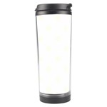 Polka Dots - Ivory on White Travel Tumbler