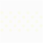 Polka Dots - Ivory on White 4  x 8  Photo Cards