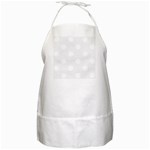 Polka Dots - White on White Smoke BBQ Apron