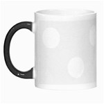 Polka Dots - White on White Smoke Morph Mug