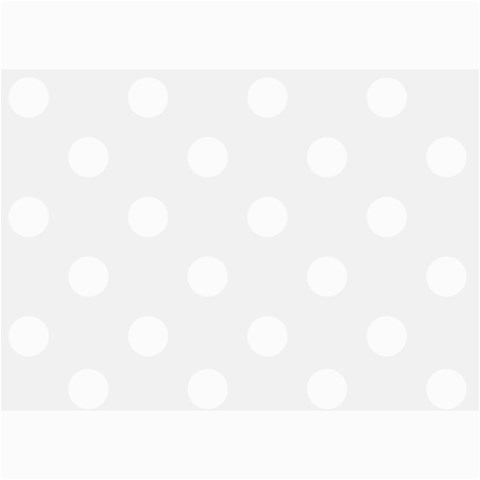 Polka Dots 7 x5  Photo Card - 10