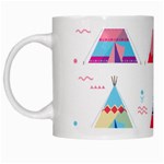 pink tipi  White Mug