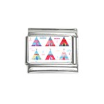 pink tipi  Italian Charm (9mm)