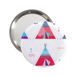 pink tipi  2.25  Handbag Mirror