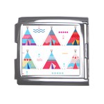 pink tipi  Mega Link Italian Charm (18mm)