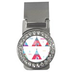 pink tipi  Money Clip (CZ)