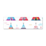 pink tipi  Sticker (Bumper)