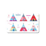 pink tipi  Magnet (Name Card)