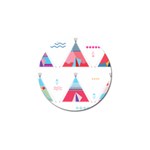 pink tipi  Golf Ball Marker