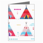 pink tipi  Greeting Cards (Pkg of 8)