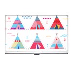 pink tipi  Business Card Holder