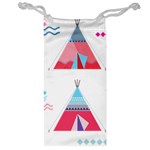 pink tipi  Jewelry Bag