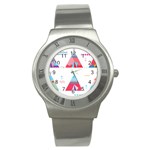 pink tipi  Stainless Steel Watch